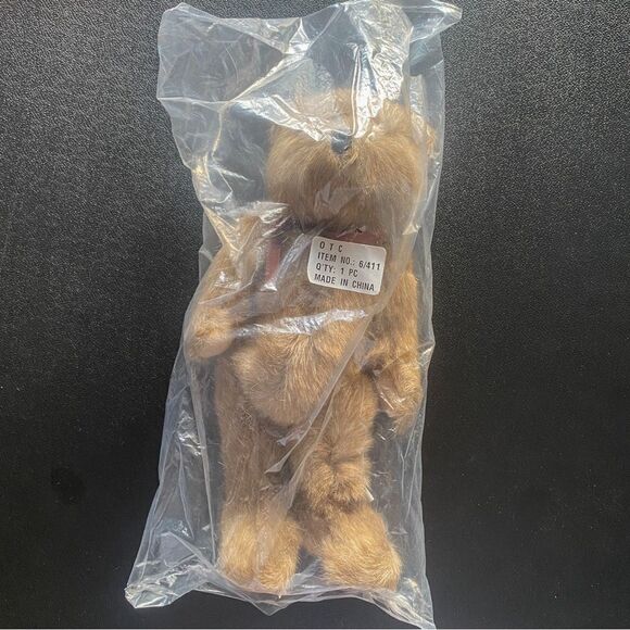RARE Oriental Trading Company Teddy Bear Tan Brown 10" Plush Stuffed Animal Toy - Picture 1 of 5